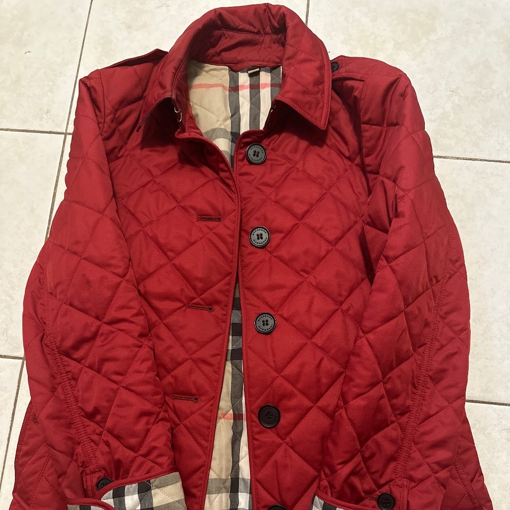 Burberry quilted jacket